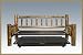 Log DayBed with Trundle - Glacier Country Collection
