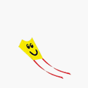 Mini Sled Single Line Kite Happy Face