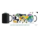 Morphing Mugs Batman Classic TV Series (Double Justice) Ceramic Mug, Black