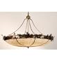 42.5"W Greenbriar Oak Inverted Pendant