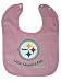 Pittsburgh Steelers Pink Baby Bib