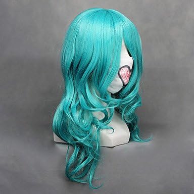 QJYB Sailor Moon Michelle Kaioh Green 60cm Cosplay Wigs