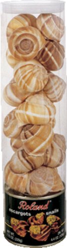 Roland Snails Shells, Giant , 12-Count Tubes (Pack of 2) by Roland
