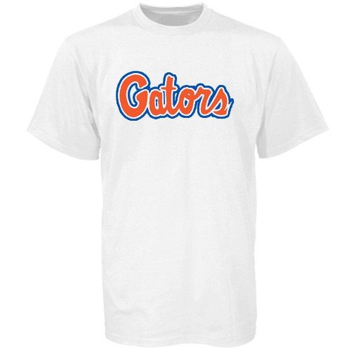 Florida Gators White Script T-shirt