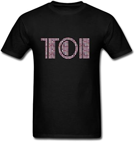 WANLI Designed Men's Toi Birthday Cool Fashion T-Shirts Black XXL