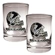 NFL Atlanta Falcons Two Piece Rocks Glass Set - Helmet Logo