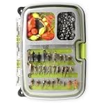 Scientific Anglers System X Waterproof Nymph Dry Fly Box, Lime Green