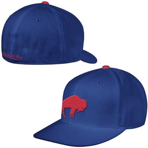 Mitchell & Ness Buffalo Bills Fitted Throwback Hat 8 1/4