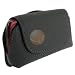 Eforcity Premium Synthetic Leather Case for Motorola E8 Z9 LG LX260 Rumor AX260 Scoop UX260, Black