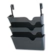 Rubbermaid Sensations 3-Pocket Smoke Hanging File Set for Partitions (12853)