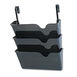 Rubbermaid Sensations 3-Pocket Smoke Hanging File Set for Partitions (12853)