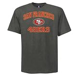 San Francisco 49ers Grey Heart and Soul II T-Shirt