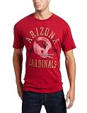 NFL Men's Arizona Cardinals Heather Vintage Short Sleeve Crew