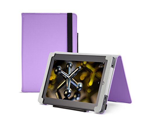 Fire HD 7 Case (2014 model), Purple,  Nupro, Standing Case, Protective Cover (4th Generation: 7