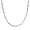 Men's 14k White Gold 3mm Cuban Chain Necklace, 16"