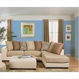 Brookhaven U314LFS / U314RFCH Dominic 2 Piece Leather Sectional Sofa