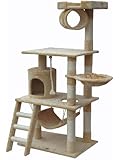 Go Pet Club 62" Cat Tree Condo Furniture Beige Color