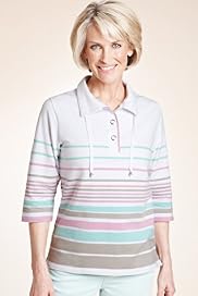 Classic Collection Cotton Rich Multi-Striped Jersey Top
