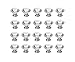 Drawer Knob Pull Handle, NORTHERN BROTHERS Crystal Glass Diamond Shape Cabinet Drawer Pulls Cupboard Knobs with Screws for Home Office Cabinet Cupboard Bonus Silver Screws DIY (20PCS)