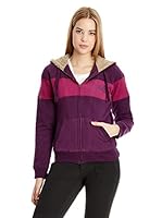Berg Running & Trekking Sudadera Cremallera Flc (Morado)