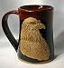 American Eagle Mug 19 oz. Tankard in Red Black