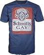 Bioworld Mens Saturday Night Live SNL Schmitts Gay Beer T-shirt