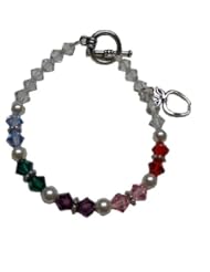 Meaningful Teacher Gift Bracelet Sterling Silver Apple Charm
