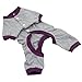 Binmer(TM)New Dog Pajamas Pet Clothes Clothing Puppy Coat Cat Jumpsuit Pet Supplies Products Sleepwear (Gray, S)
