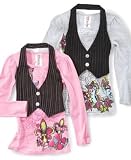 Beautees Girls Long-Sleeved Vest Top