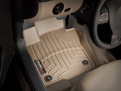 2012-2013 Volkswagen Beetle Tan WeatherTech Floor Liner (Full Set) [Sedan] On Sale