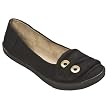 Women's Mossimo Supply Co. Oleta Button Flats - Black