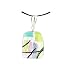 Pendant - XP11 - Genuine Handmade Dichroic Glass ~ .925 Sterling Silver