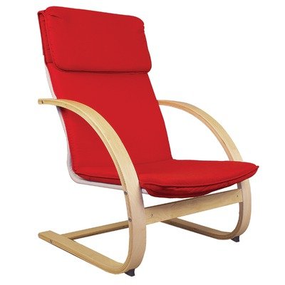 Guidecraft G6468 Teachers Rocker Chair Red