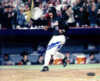 Melvin Mora Autographed/Hand Signed 8x10 Photo Steiner