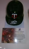 Joe Mauer Signed Minnesota Twins Baseball Mini Helmet