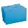 Smead 1/3-Cut File Folders, Heavy Duty Reinforced Tab, Legal Size, Blue, 100 Per Box (17034)