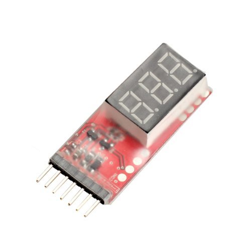 SMAKNDigital DC Voltage led Display Indicator 2S-6S Red