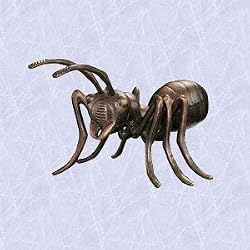 ant statue home or garden iron worker sculpture New