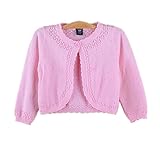 Candykids 子供用 ニット ボレロ キッズ フォーマル ドレス 子供ドレス ボレロ 綿 発表会 結婚式発表会 入園式 結婚式 パーティー 　披露宴 コンサート 演奏会 パーティ 誕生会 (70