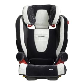 Recaro - 6143.21086.66 - Si�ge auto groupe 2 3 - Monza Seatfix - Microfibre - Black Silver