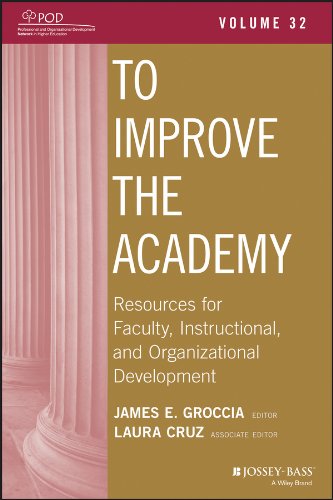 To Improve the Academy: Resources for Faculty, Instructional, and Organizational Development, Volume 32 (JB - Anker)