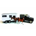 Britains Big FarmLand Rover and Horse Trailer Set
