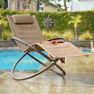 RST Outdoor Delano Orbital Zero Gravity Lounger Patio Furniture