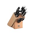 Zwilling 33413-000-0 Twin Four Star II Ceppo Porta Coltelli 8 Pezzi, Legno Naturale