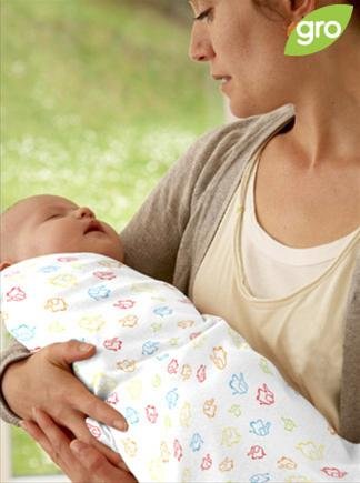Grobag Cotton Swaddling Wrap