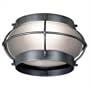 Casablanca KGC19W-546 Exclusive Heritage Globe Lantern with Frosted Opal Glass, Brushed Cocoa