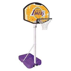 Spalding NBA Los Angeles Lakers Portable Swimming Pool Basketball Hoop by 