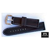 26mm MODENA European Rubber Ridged adornment with Tang buckle