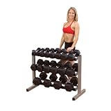 Body Solid GDR363 3-Tier Horizontal Dumbbell Rack