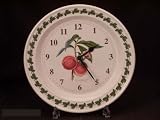 Portmeirion Pomona Earthenware 10-Inch Kitchen Wall Clock (displayed fruit may vary from image)